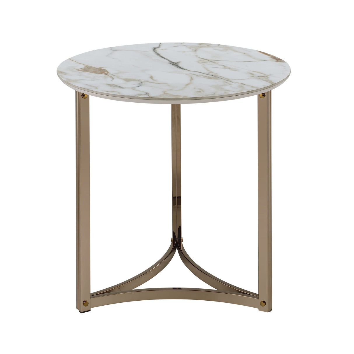 Aziz Sintered Stone Top Round Coffee Table