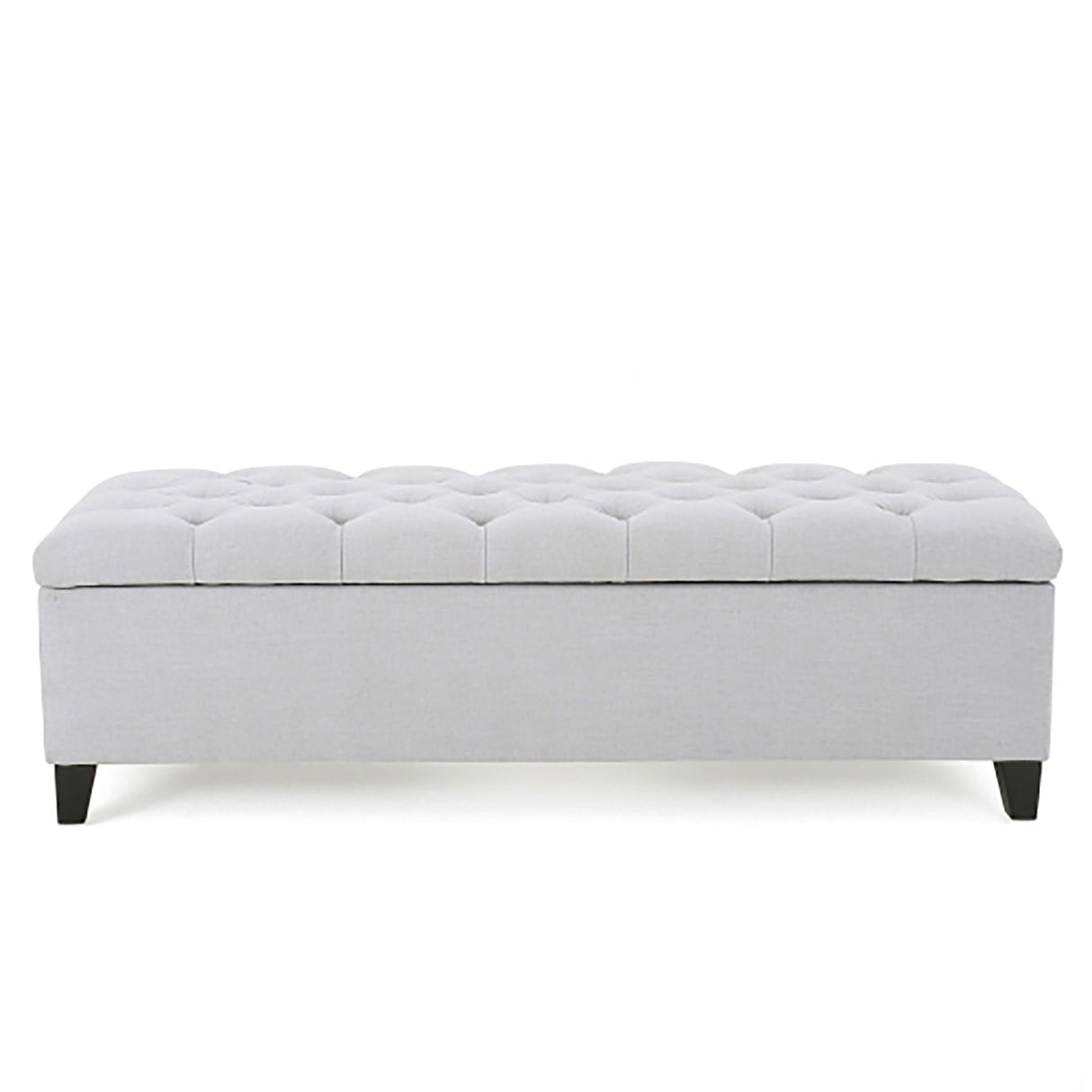 Glouster Storage Ottoman - Light Gray