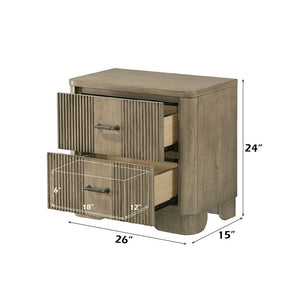 Lakkari - Nightstand - Antique Oak