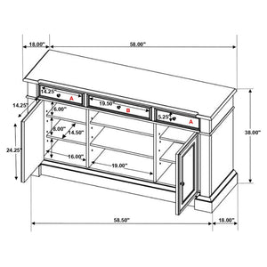 Larchmont - 3 Drawer - Dark Brown