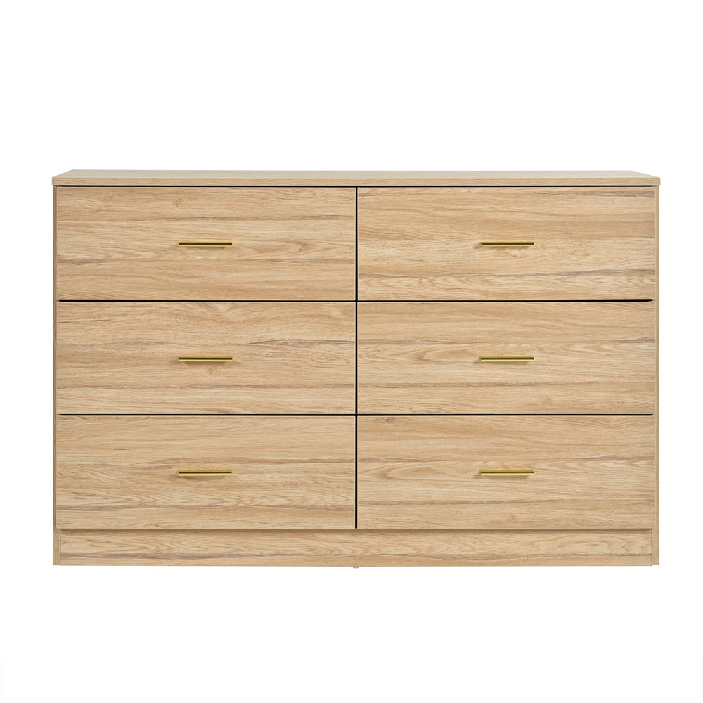 Modern 6-Drawer Dresser