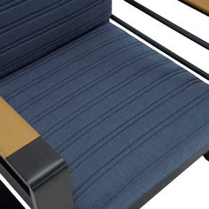 Giovanna - Club Chair Set With Aluminum Frame