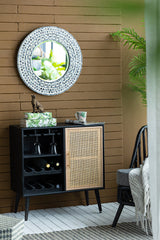 Copper Panther Animal Statue Decor