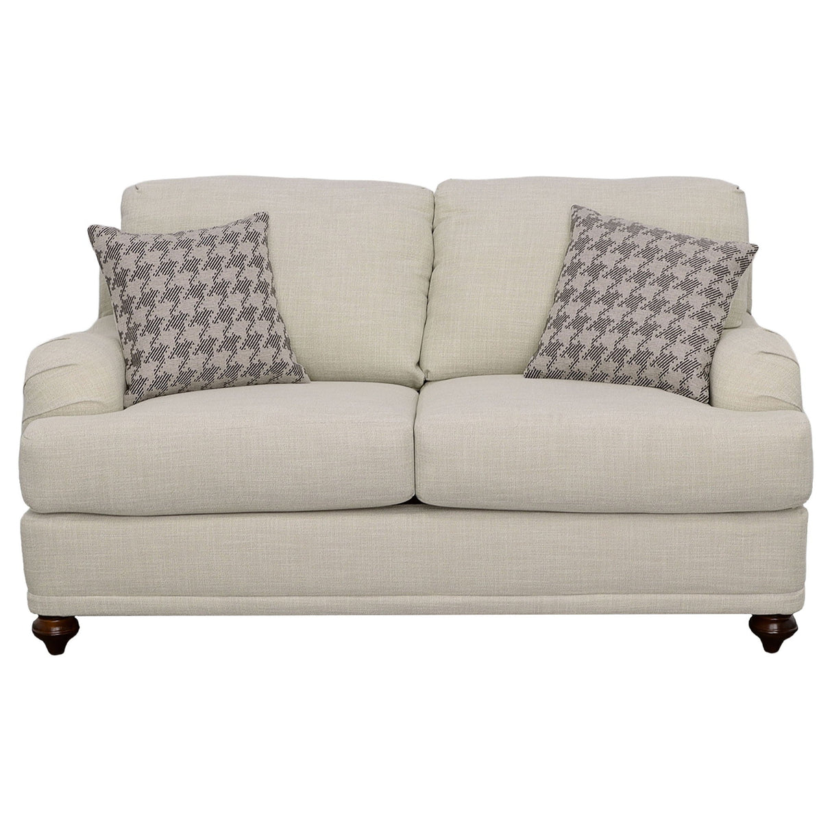 Anderson - 2 Piece Cushion Back Living Room Set - Gray