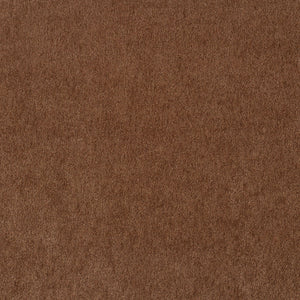Dania - Upholstered Crescent Loveseat With Curved Tufted Arms - Rust