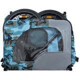 Outdoor Heavy Duty Collapsible Pet Bike Trailer with 16-Inch Wheels