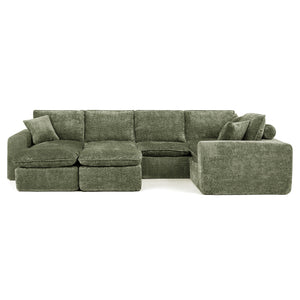 Sectional Sofa With Moveable Ottoman