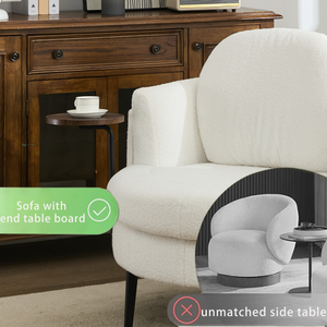 42.5' Single Sofa Chair in White