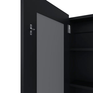 Medicine Cabinet 25.7" H, 1 Door, 3 Shelves, 1 Mirror