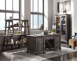 Sutton Place - Door Bookcase - Weathered Charcoal