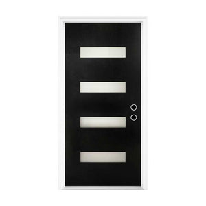 36 x 80 FRP Entry Door Slab with Frosted Glass