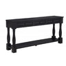 Long Console Table With Drawers And Shelf