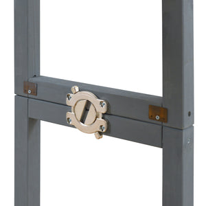 K&K 78.3' Outdoor Kitchen Island with Foldable Grill Table