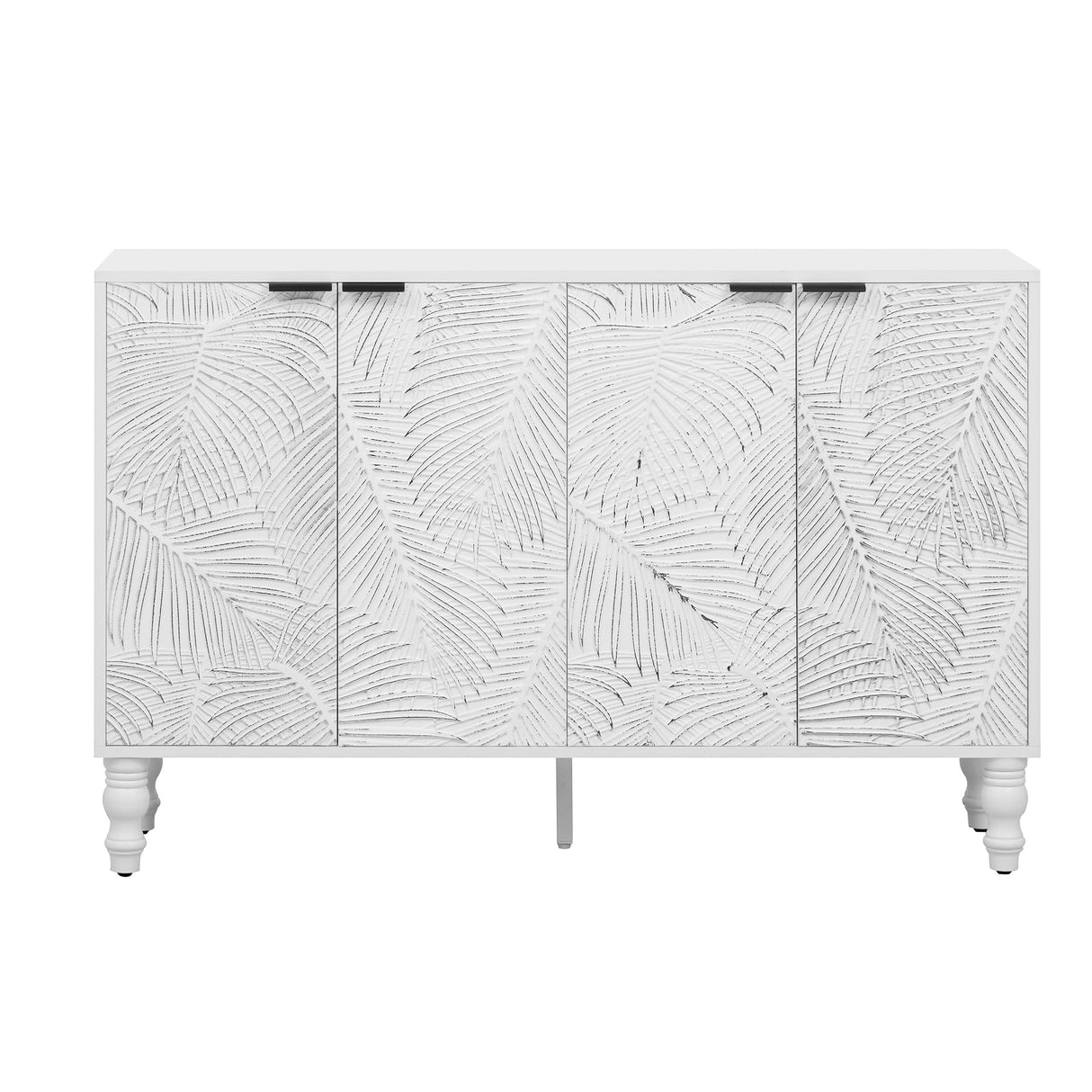 47.2'' Modern TV Stand with 2 Spacious Storage Cabinets