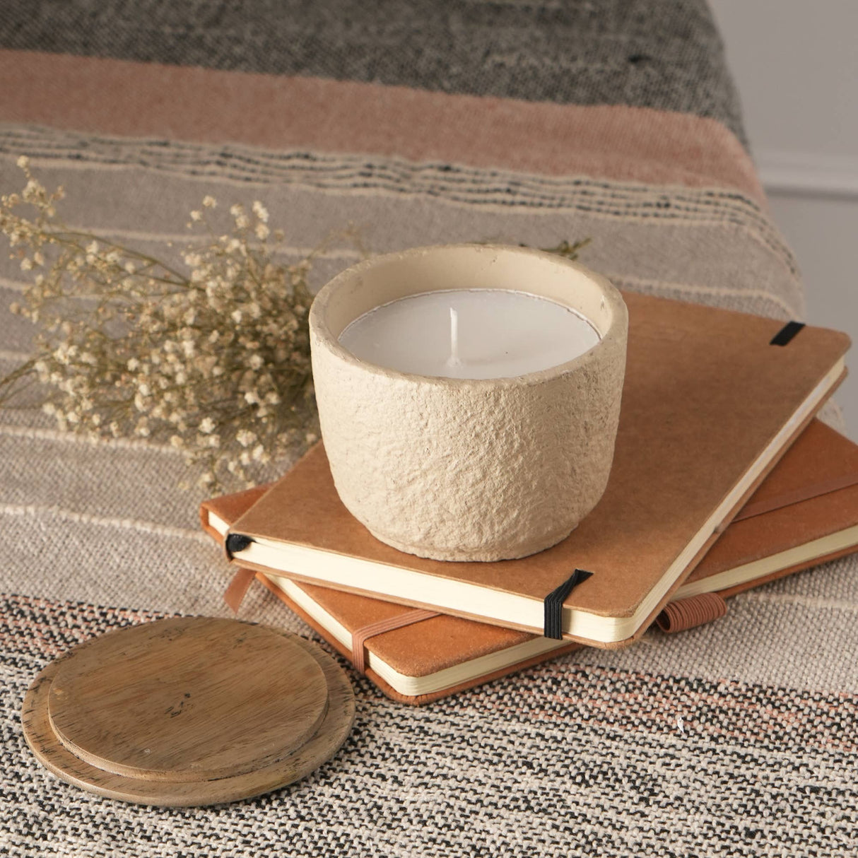 7oz Handcrafted Soy Wax Candle with Mimosa, 7oz