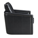 Leather Modern Swivel Accent Chair