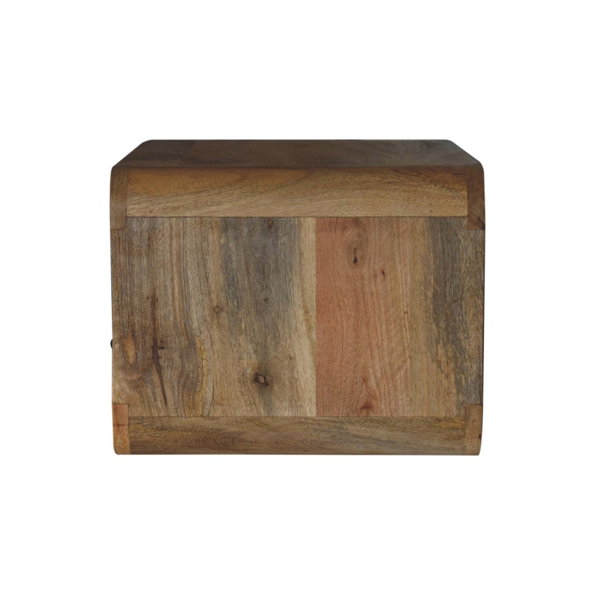 Large Floating Bedside, 1 Drawer, 1 Open Slot, Oak-ish
