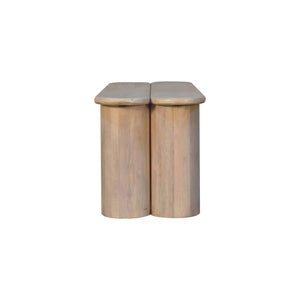 Twin Plank Marble Bench - Marble