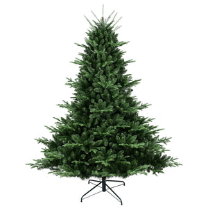 Full-Shaped 6 Ft Christmas Tree with 1673 PE/PVC Tips - Green