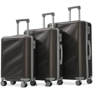 Luggage Set 3 Piece Lightweight Durable ABS Suitcases with TSA Lock