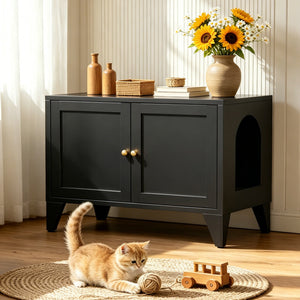 Metal Cat Litter Box Enclosure