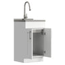 Modern Shaker All-In-One Laundry Utility Sink And Cabinet with Pull Out Faucet