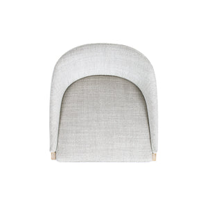 Newport 30.5" Coastal Curved Back Upholstered Barstool