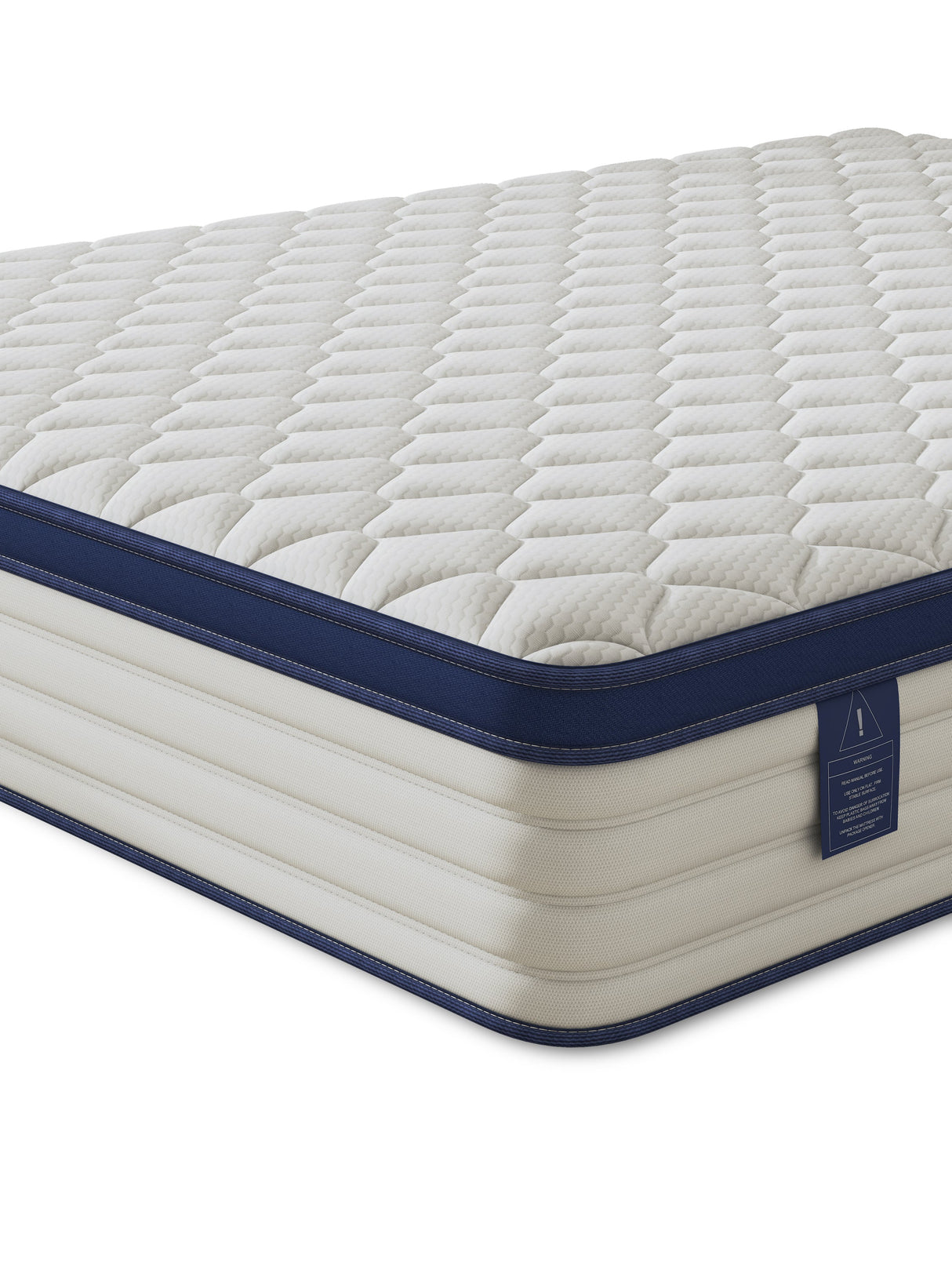 Gel memory foam mattress, double bed, roll pack boxed