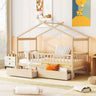 House Bed With 2 Drawers