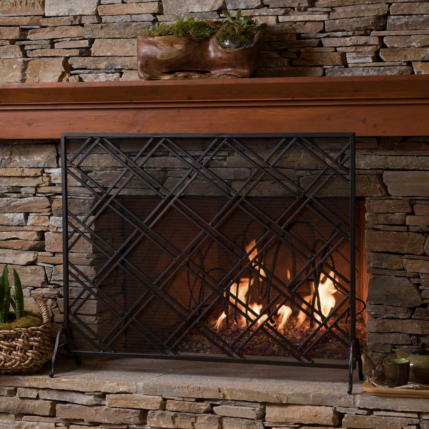 Fire Screen Chain Elegant Design Fire Screen Protective Barrier | HouseOfZazla – Tuesday ...
