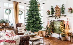 4FT Green PVC and PE Christmas Tree with 919 Tips