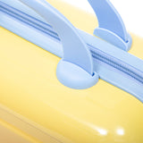 14'/20' 2-Piece PC Spinner Wheel Luggage Set in Gradient Blue and Yellow