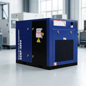 50HP Rotary Screw Air Compressor, 219CFM, 125PSI, 460V 3-Phase