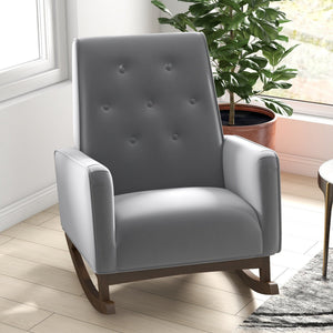 Demetrius - Solid Wood Rocking Chair