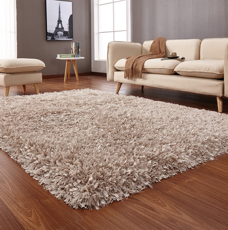 'Coral ' Hand Tufted Shag Area Rug