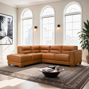 Muncie L-Shaped Sofa with Plush Cushions