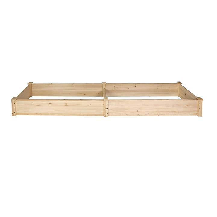 Raised-Garden-Bed-Wooden-Planter-Box-2-Separate-Planting-Space-Pots-&-Planters