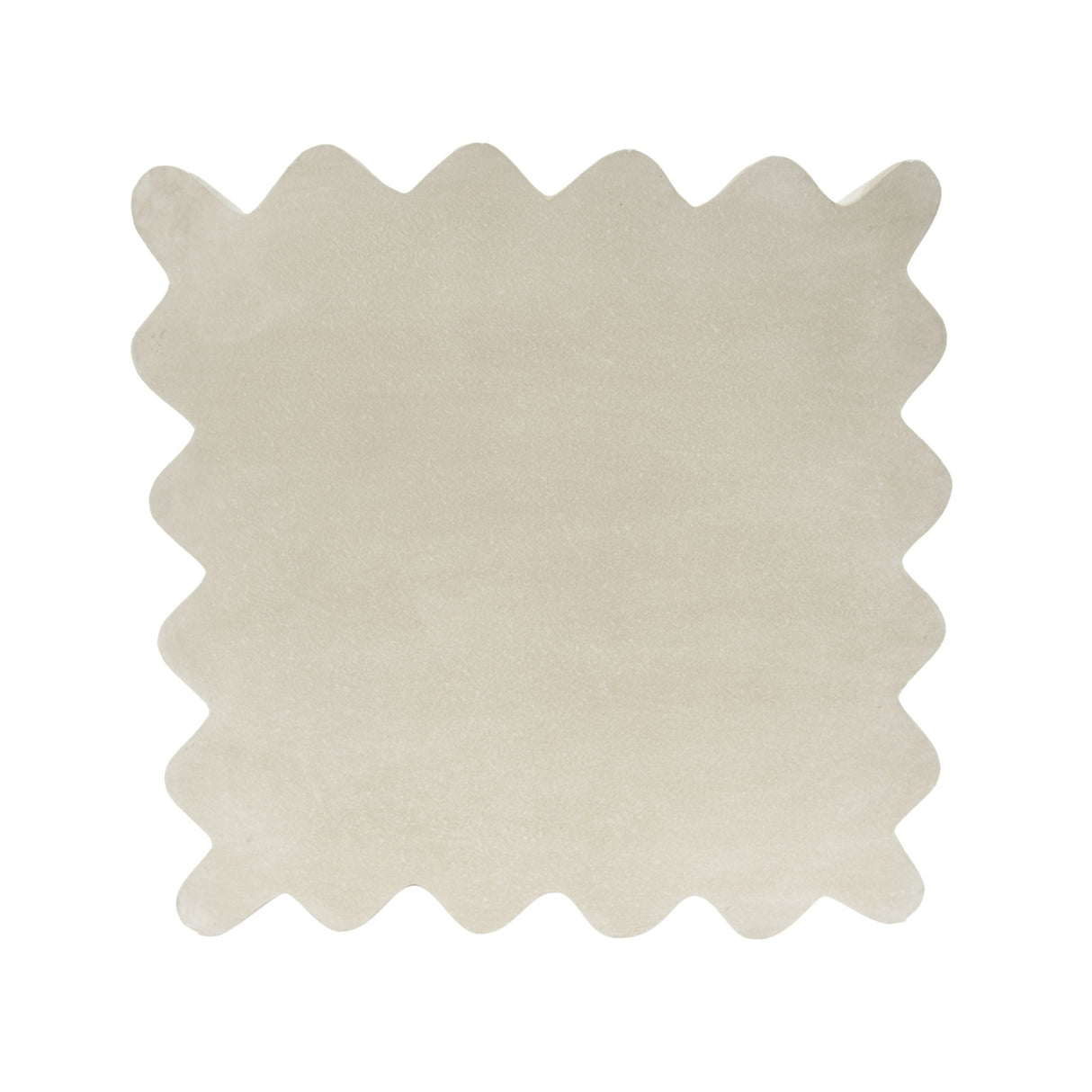 Mgo Archaistic Wavy Side Table - Antique Sandstone