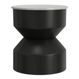 Maxine - Side Table - Black White