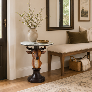 Deer Head Accent Table