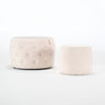Nesting Ottomans 2 Piece With Tray, 4 In 1 Function
