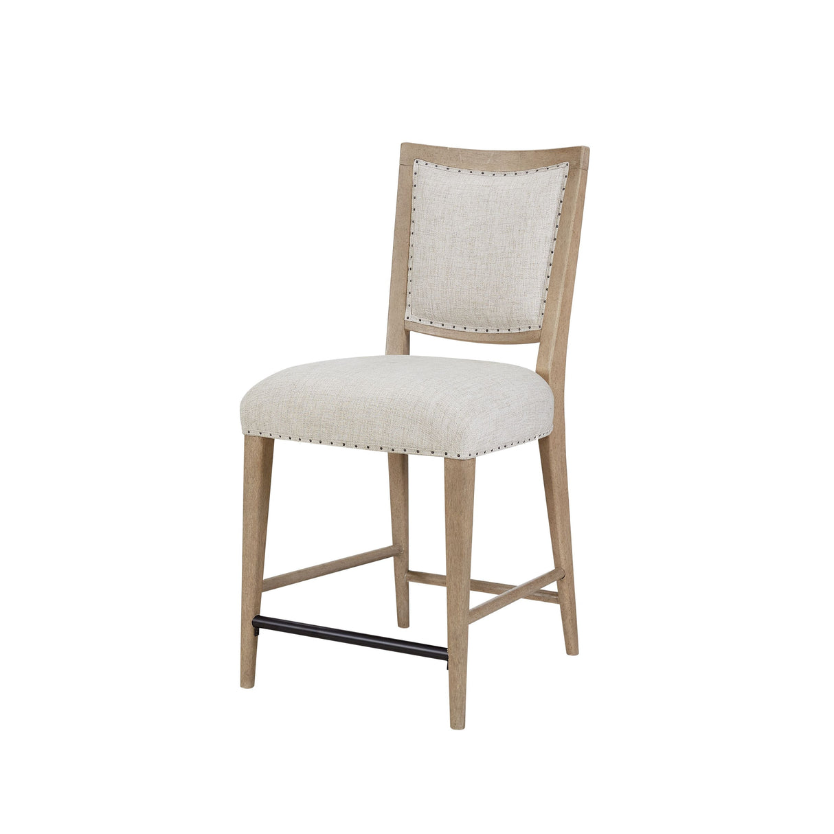 Counter Stool in Sand Colored Finish, Set of 2