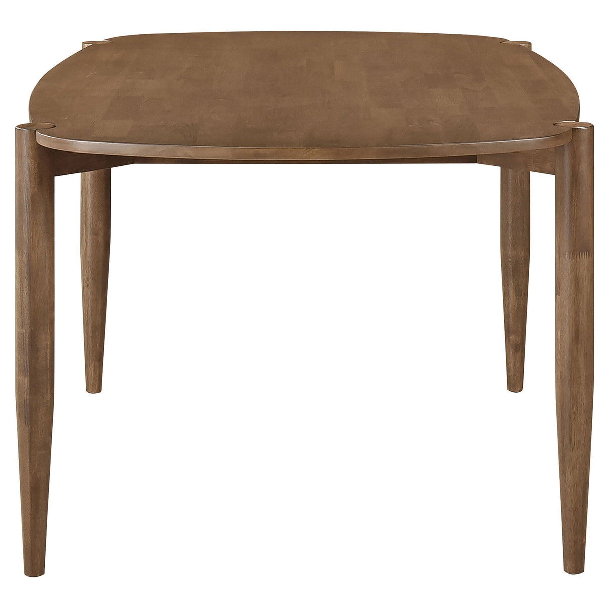 Whisten - Dining Set With Rounded Tabletop And Upholstered Chairs