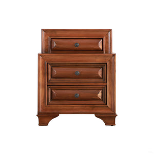 Storage Nightstand - Oak