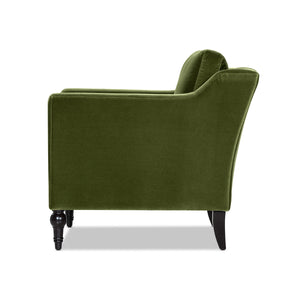 Josephine 33" Upholstered Accent Chair, Olive