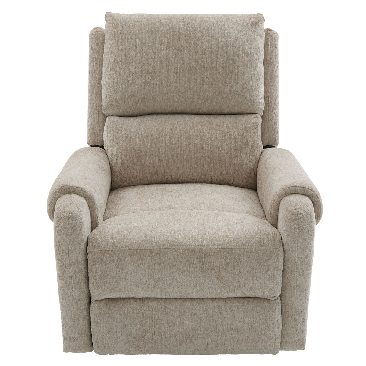 Manual Recliner Massage Chair with Swivel Rocker and 8 Massage Modes