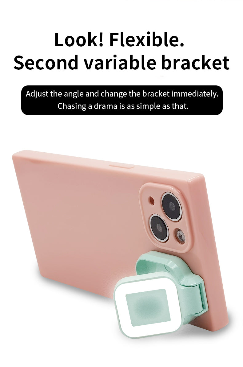 Ring Selfie Flip Light iPhone Case - 3 Colors