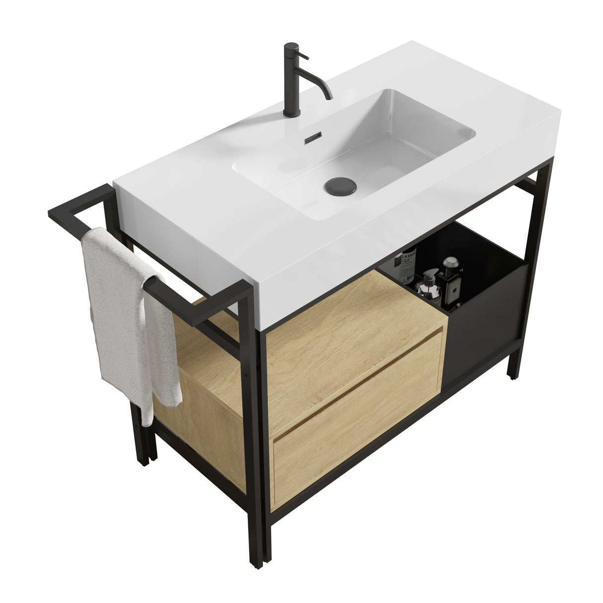 Forte 36" Industrial Style Bathroom Vanity