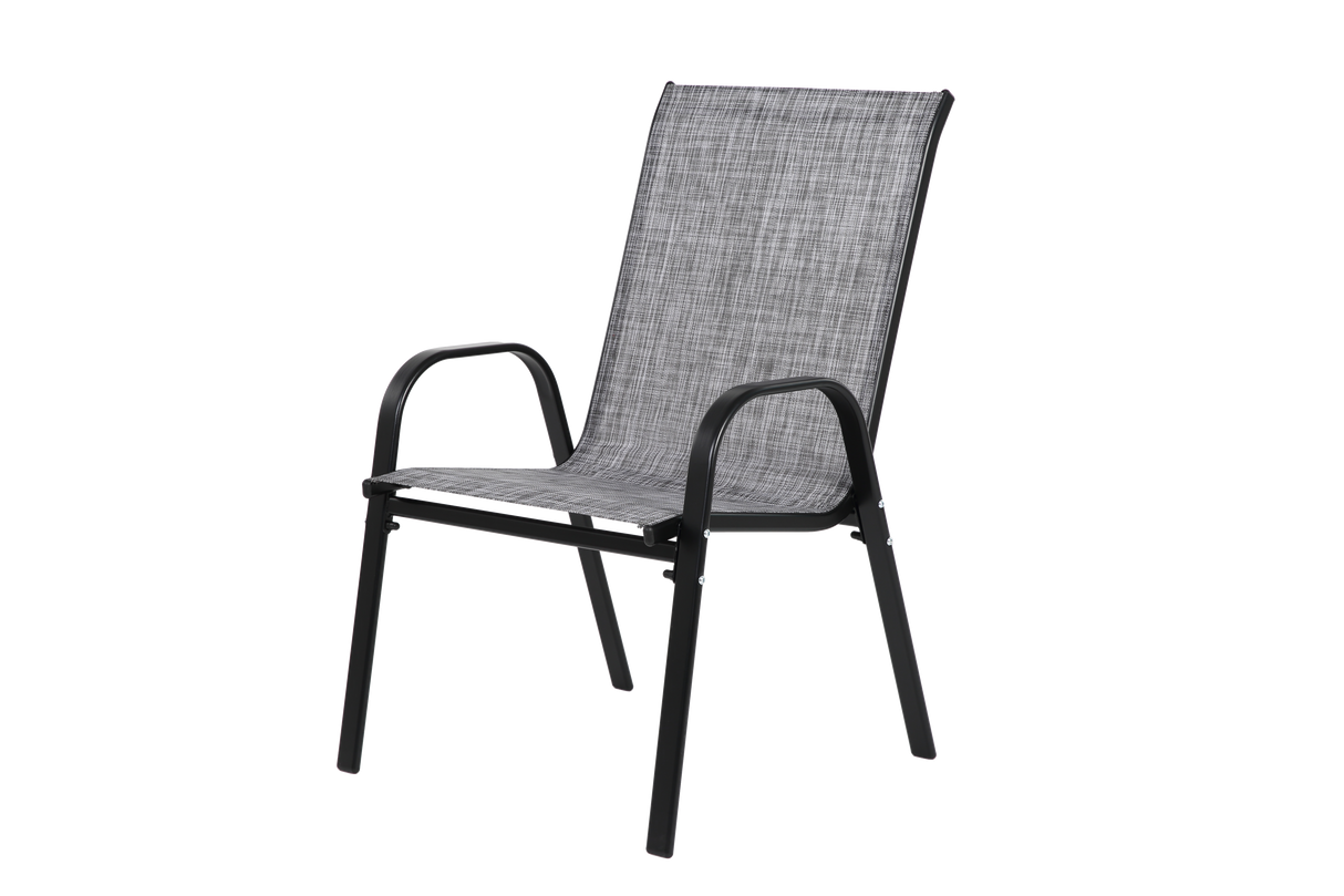 4 Piece Patio Chairs with Breathable Textilene Fabric
