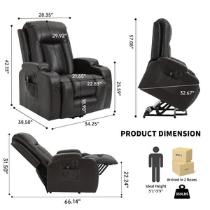 ComfortMax Infinite Position Power Lift Recliner Chair